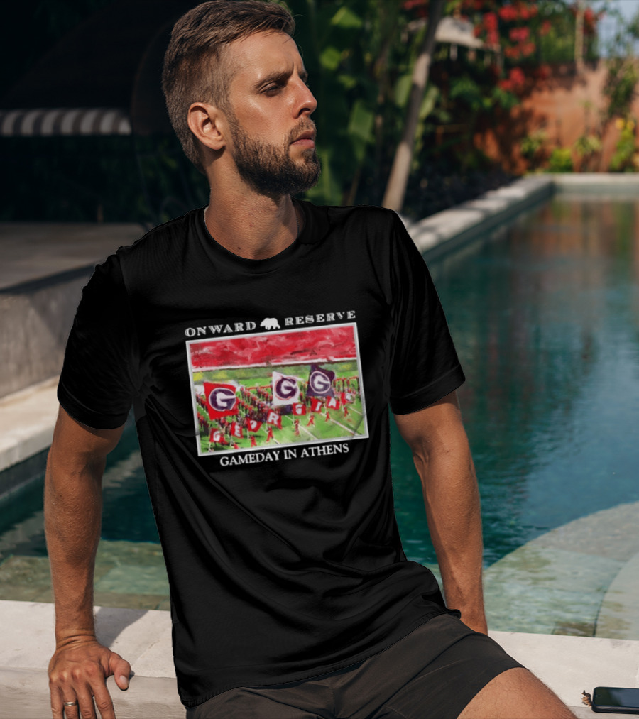 Onward Reserve Georgia Bulldogs Gameday In Athens T-Shirt