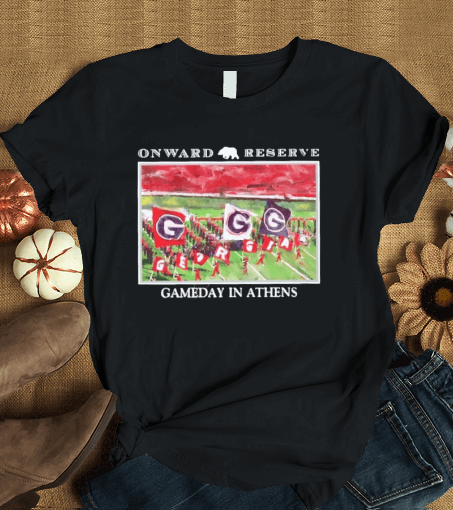 Onward Reserve Georgia Bulldogs Gameday In Athens T-Shirt