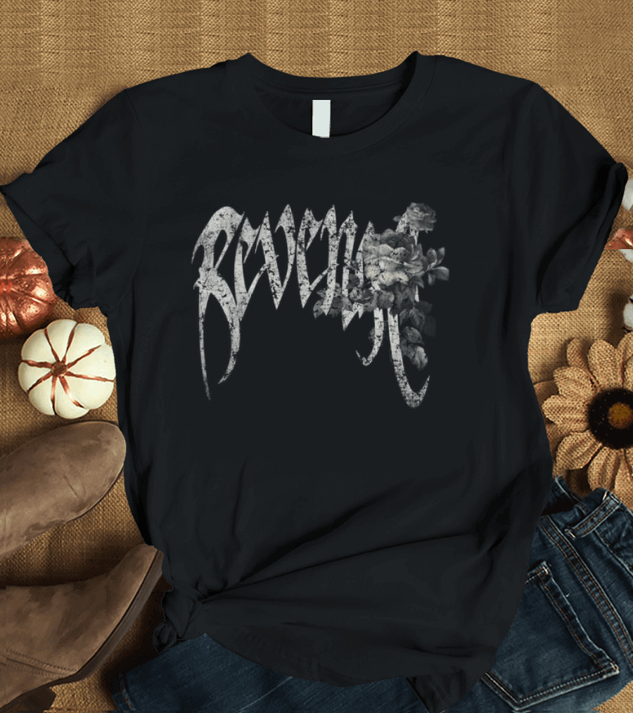 Revenge Store Dark Rose Arch Black T-Shirt