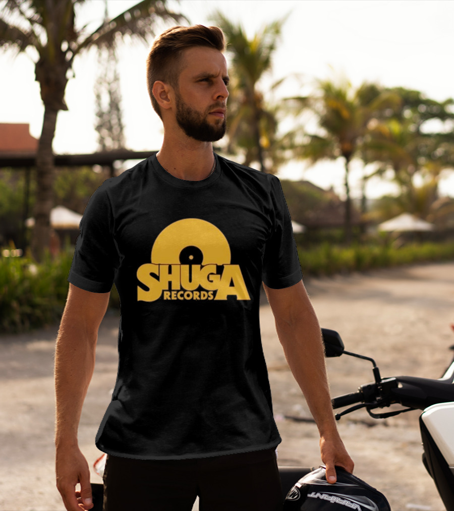 Shuga Records Vinyl Icon Retro Style Collection T-Shirt