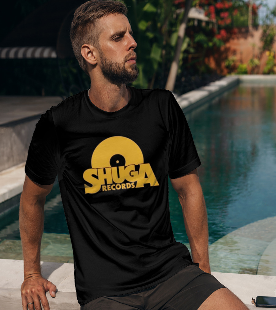 Shuga Records Vinyl Icon Retro Style Collection T-Shirt