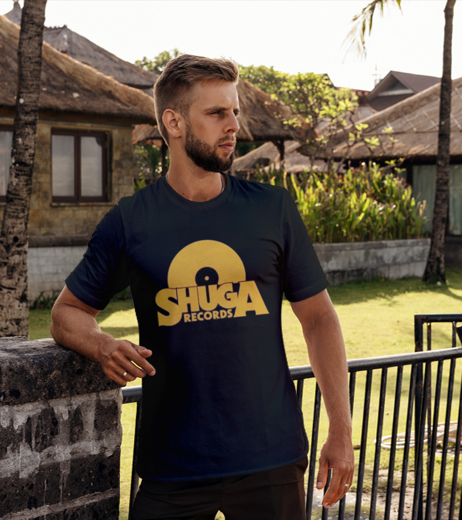 Shuga Records Vinyl Icon Retro Style Collection T-Shirt