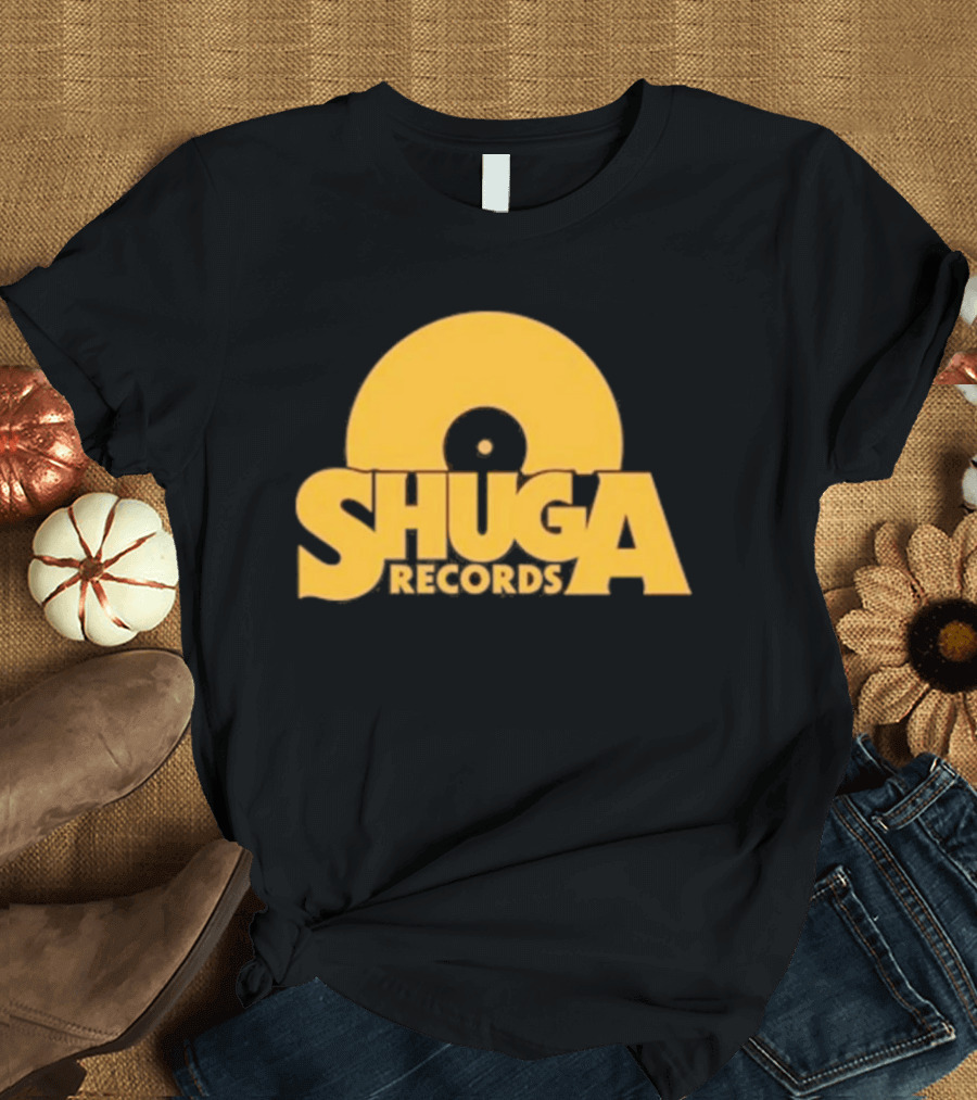 Shuga Records Vinyl Icon Retro Style Collection T-Shirt