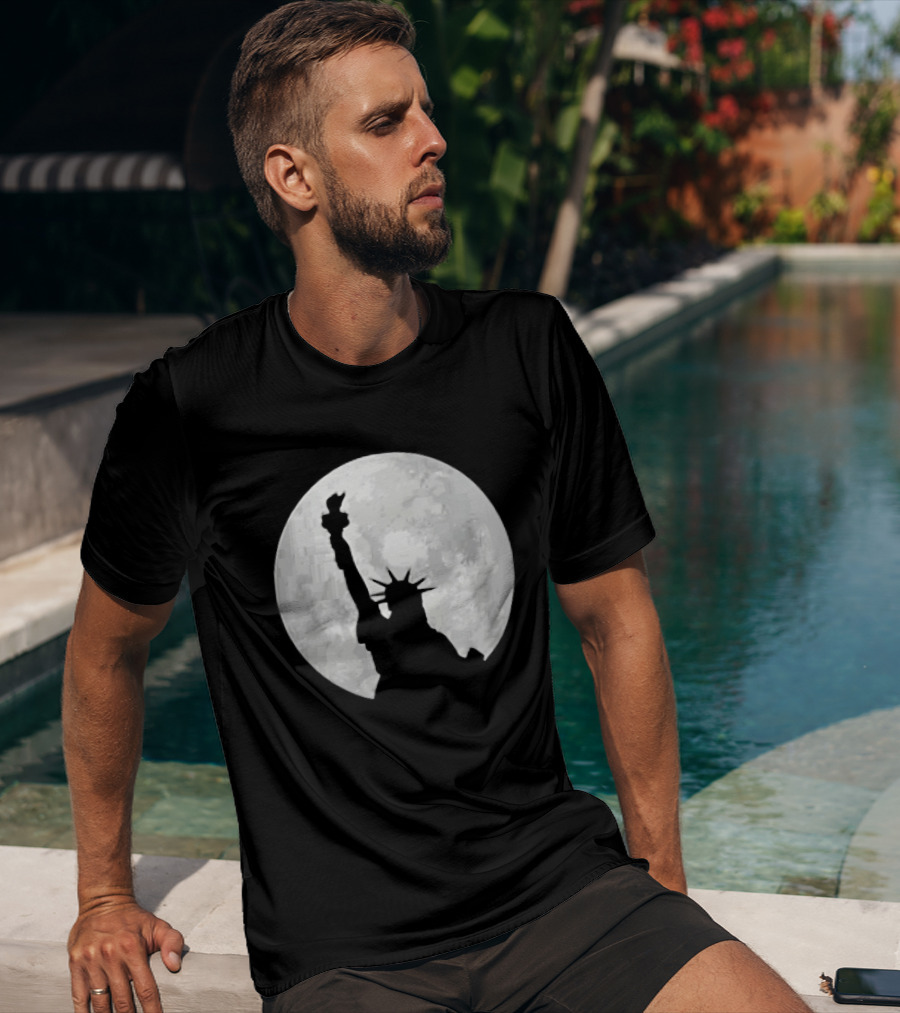 Statue Of Liberty Lunar T-Shirt