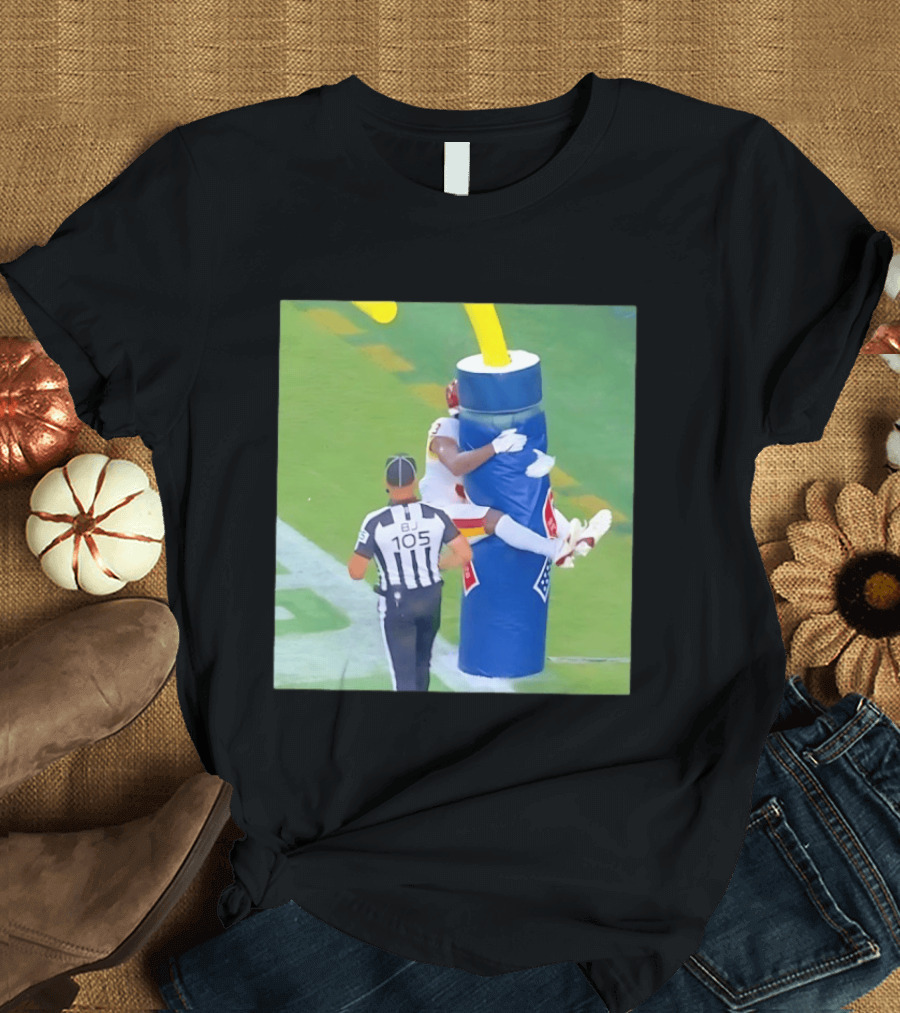 Stefon Diggs Washington Commanders Touchdown Celebration NFL Moment T-Shirt