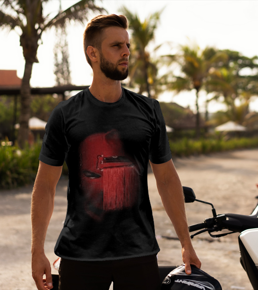 Wesghost Store Redghost Tour Mask Fringes T-Shirt