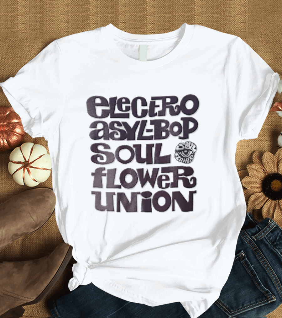 Electro Asylum Bop Soul Flower Union Psychedelic Eye T-Shirt