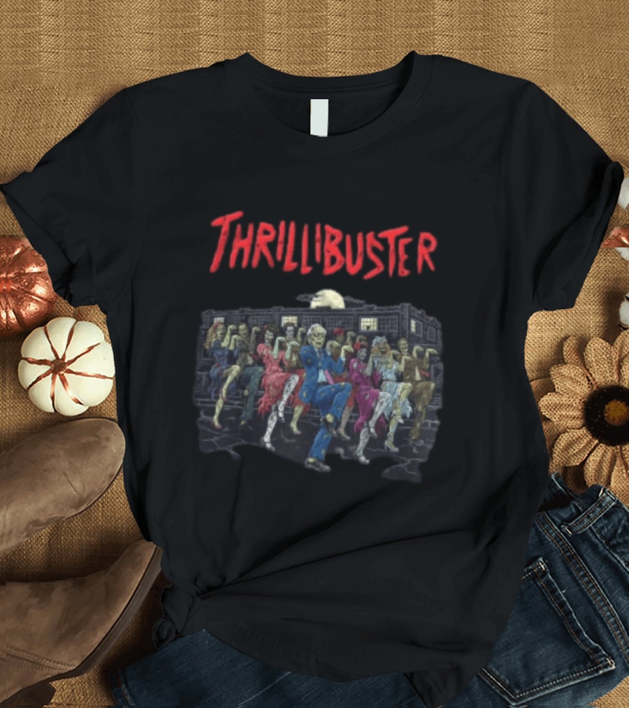 Thrillibuster Zombies Dancing With Man Suit T-Shirt