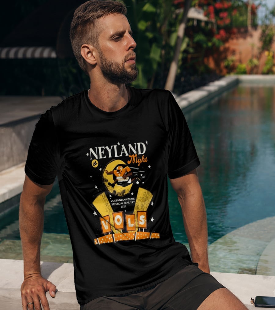 Neyland At Night Vols Vs Kennesaw State September 19 2026 Football Knoxville T-Shirt