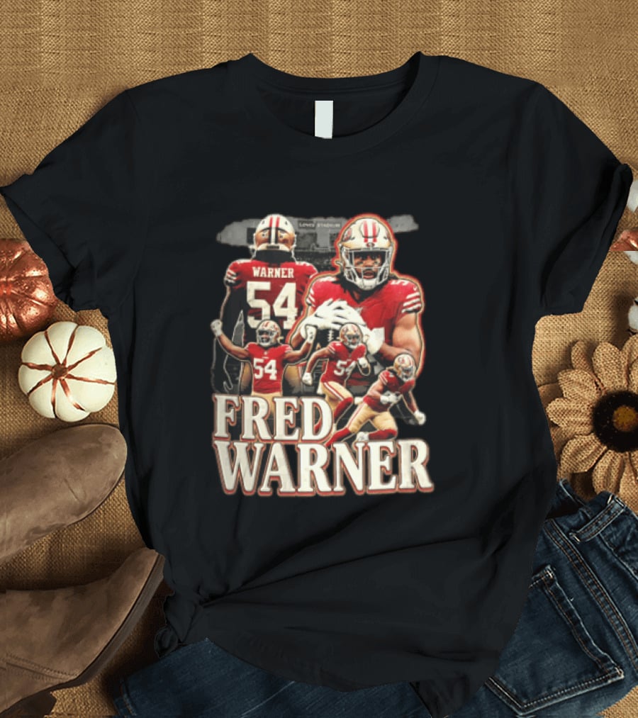 Fred Warner San Francisco 49ers Linebacker Action Poses T-Shirt