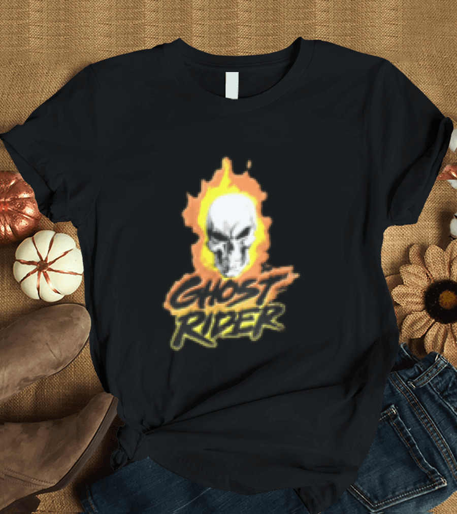 Marvel Ghost Rider Flaming Skull T-Shirt