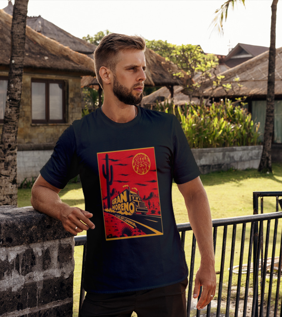Gran Moreno Ripplefest Texas The Far Out Lounge September 19 2026 T-Shirt