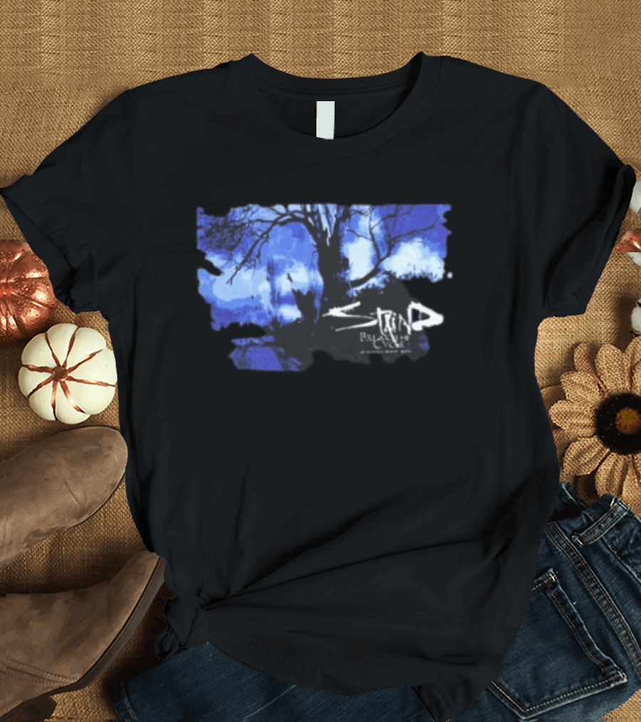 Staind Break The Cycle 2026 25th Anniversary Tour Tree Blue T-Shirt