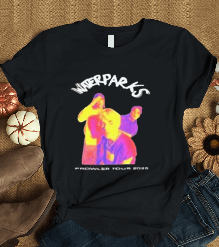 Waterparks Infrared Prowler Tour 2025 Crystallized Oceans Songs T-Shirt