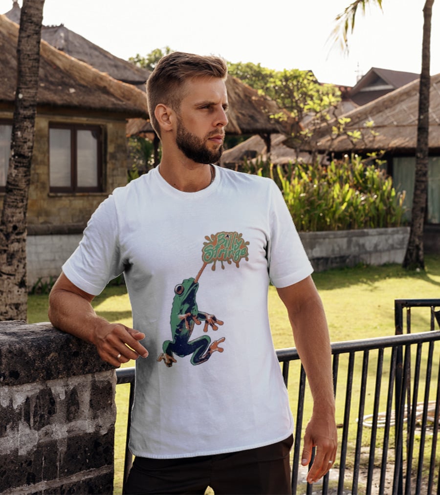 Billy Strings Frog With Orange Tongue And Fruit T-Shirt