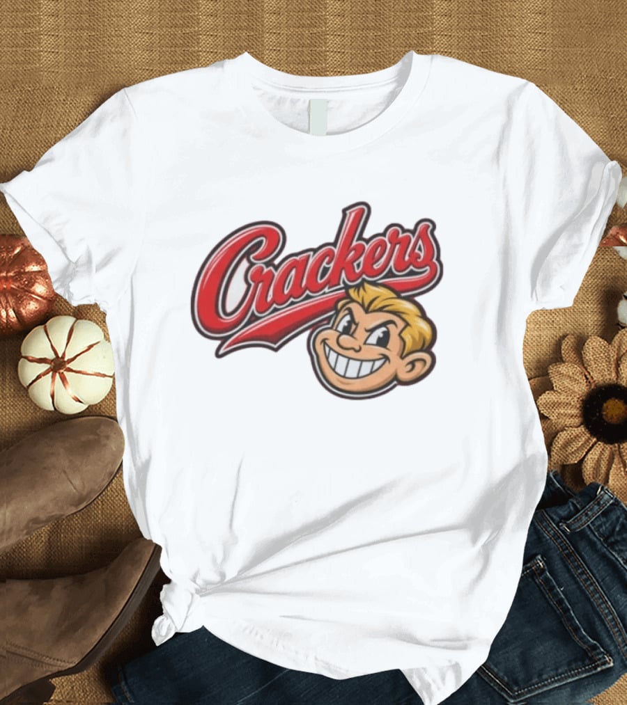 Crackers Vintage Baseball Team T-Shirt