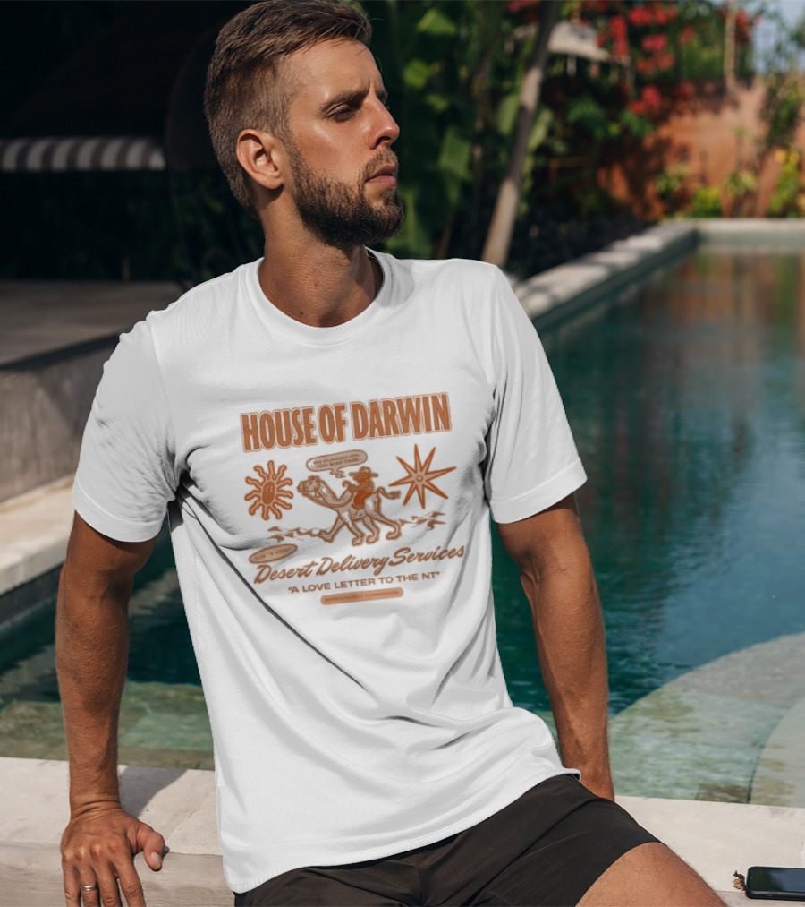 House Of Darwin Stuart Highway Services A Love Letter To The NT Mono T-Shirt