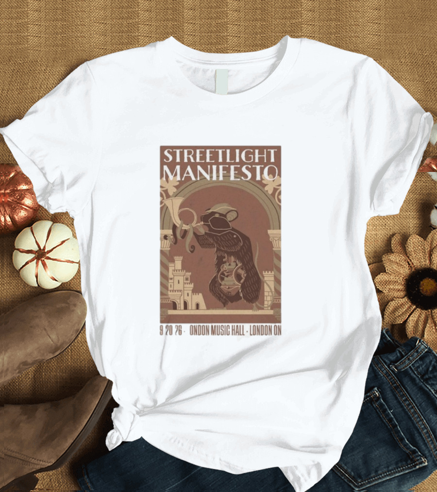 Streetlight Manifesto London Music Hall London 2026 Show T-Shirt