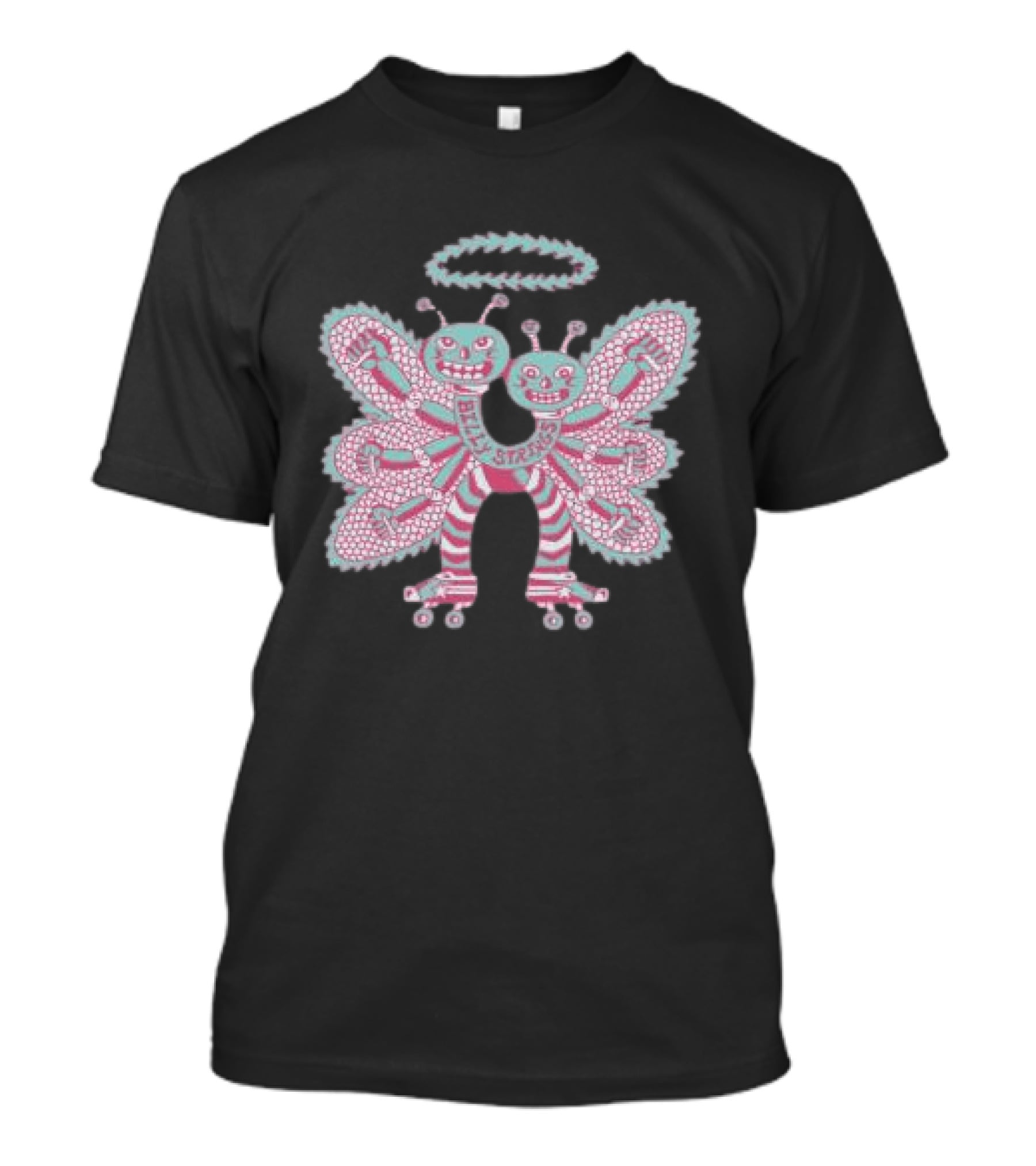 Billy Strings Twin Butterflies Roller Skates Halo T-Shirt