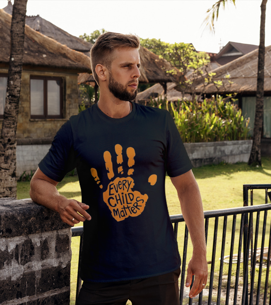 Every Child Matters Orange Handprint T-Shirt