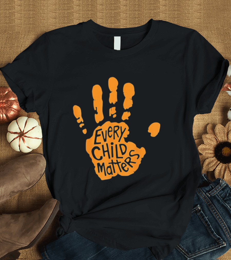 Every Child Matters Orange Handprint T-Shirt