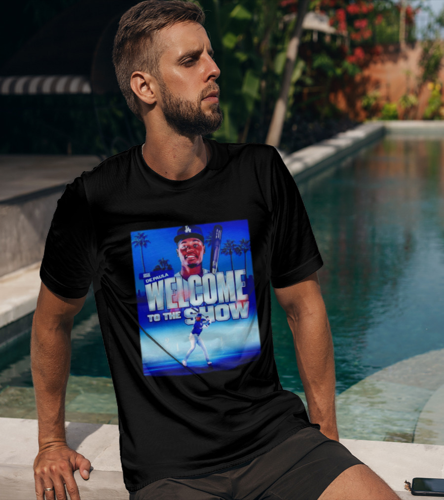 Josue De Paula Welcome To The Show Los Angeles Dodgers T-Shirt