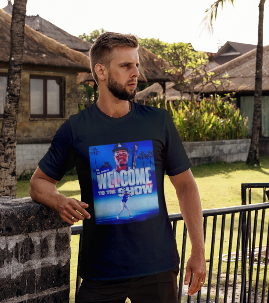 Josue De Paula Welcome To The Show Los Angeles Dodgers T-Shirt