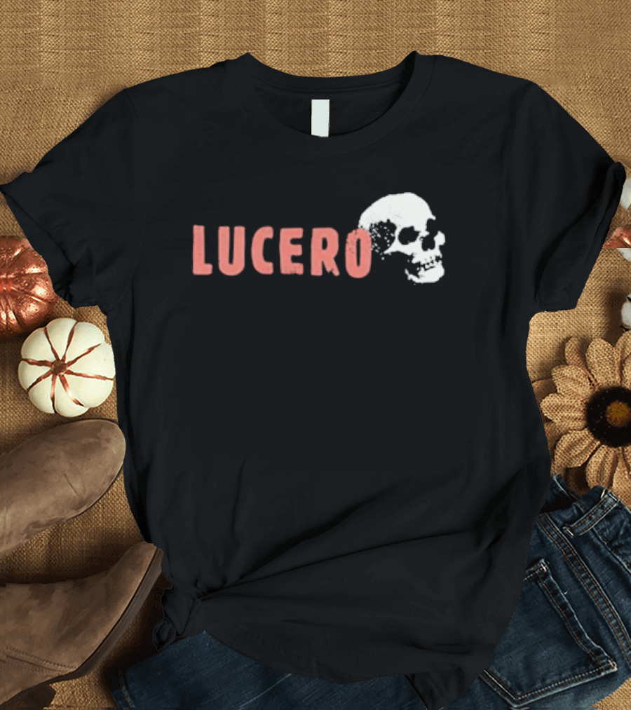 Lucero Skull Leaves T-Shirt