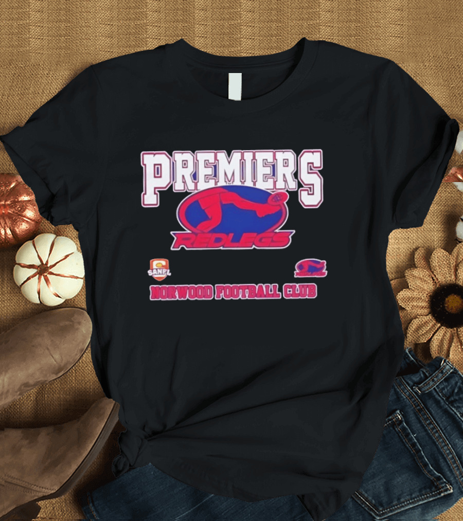 SANFL League Norwood Football Club Redlegs Premiers 2026 T-Shirt