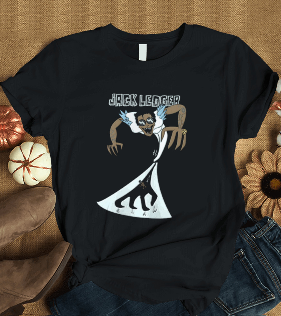 Jack Ledger Horror Character Summoning Creepy Figure T-Shirt