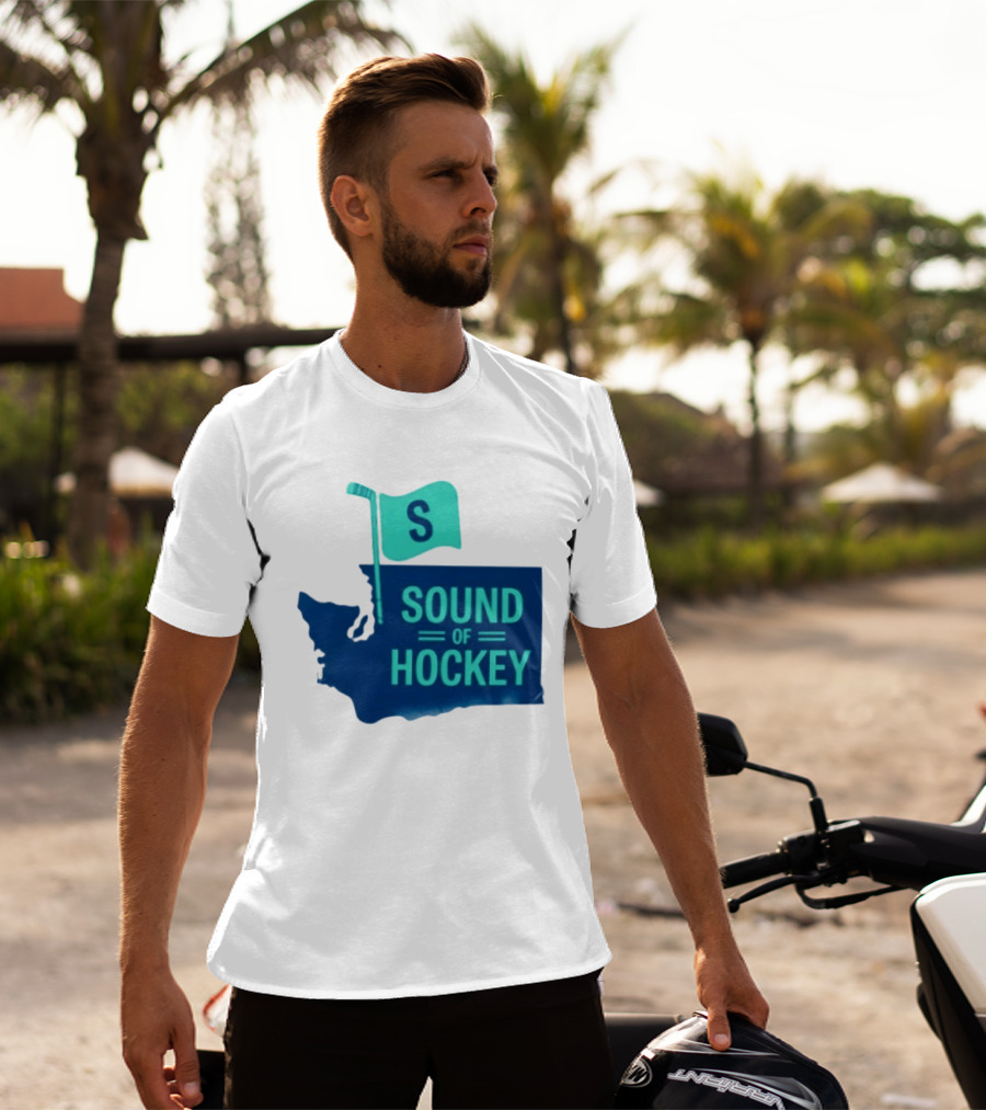Seattle Kraken Sound Of Hockey State Flag S T-Shirt