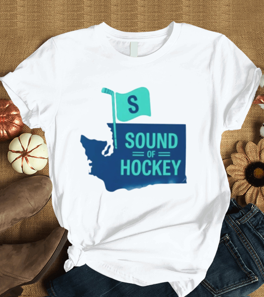 Seattle Kraken Sound Of Hockey State Flag S T-Shirt