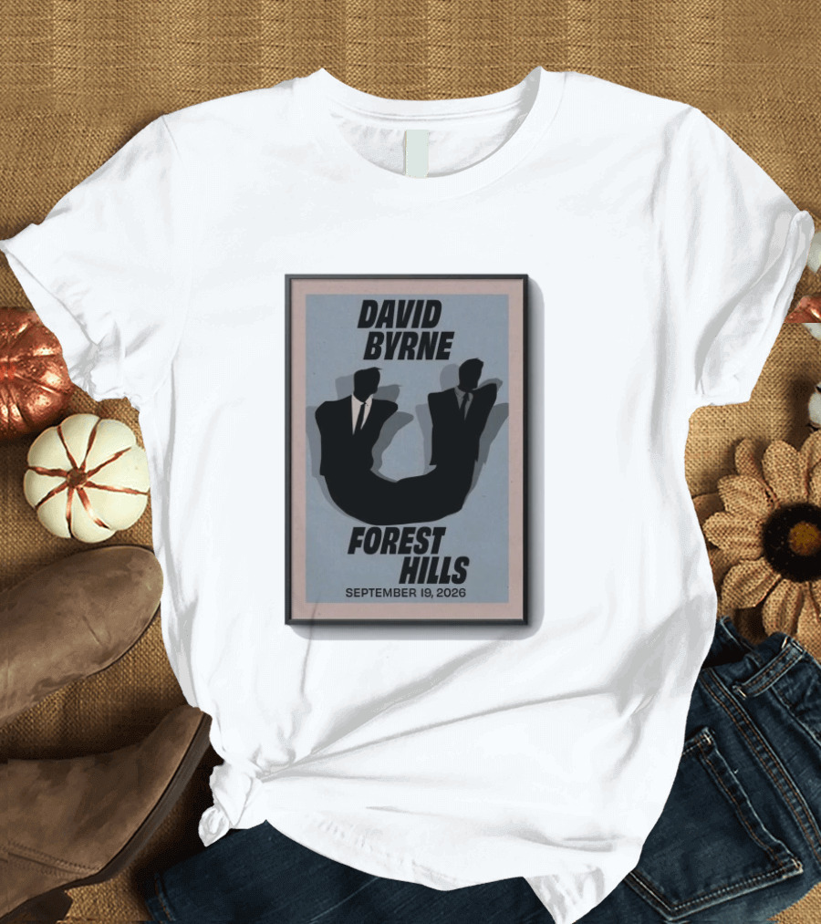 David Byrne Forest Hills September 19 2026 T-Shirt