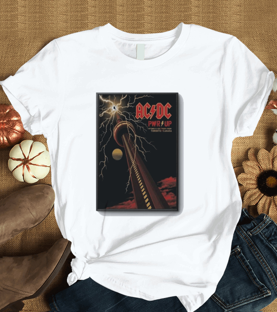AC DC PWR UP Toronto Canada 2026 Rogers Stadium Concert T-Shirt