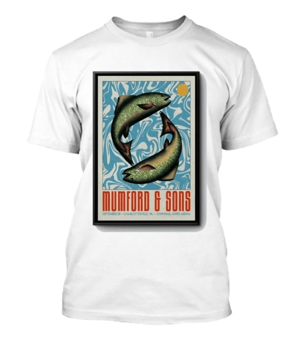 Original LIMITED Sep 20 2026 Mumford & Sons Tour John Paul Jones Arena Charlottesville T-Shirt