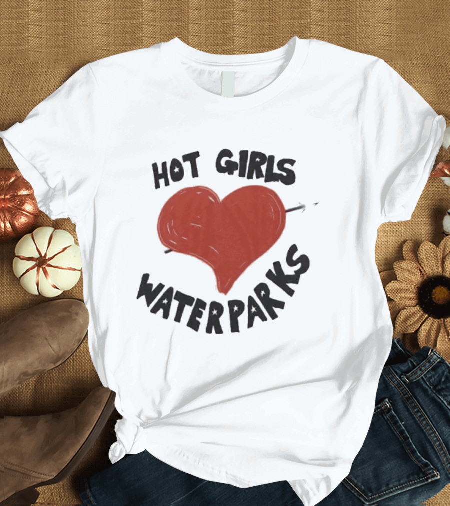 Waterparks Hot Girls Heart Arrow Cropped Baby Top T-Shirt