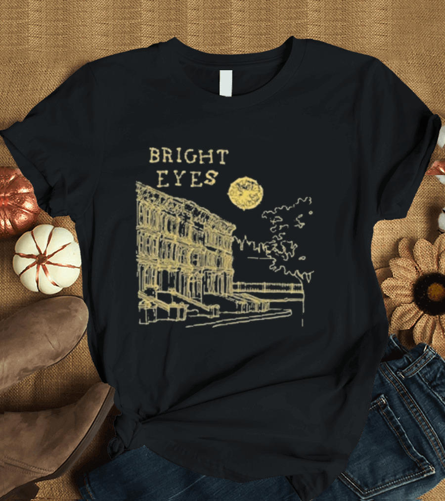 Bright Eyes I'm Wide Awake It's Morning Sun And Building Scene T-Shirt