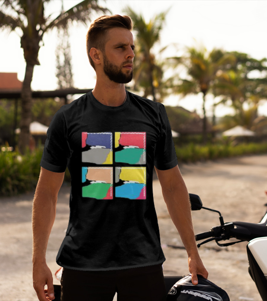 Genesis Abacab 45th Anniversary Multicolor Blocks T-Shirt
