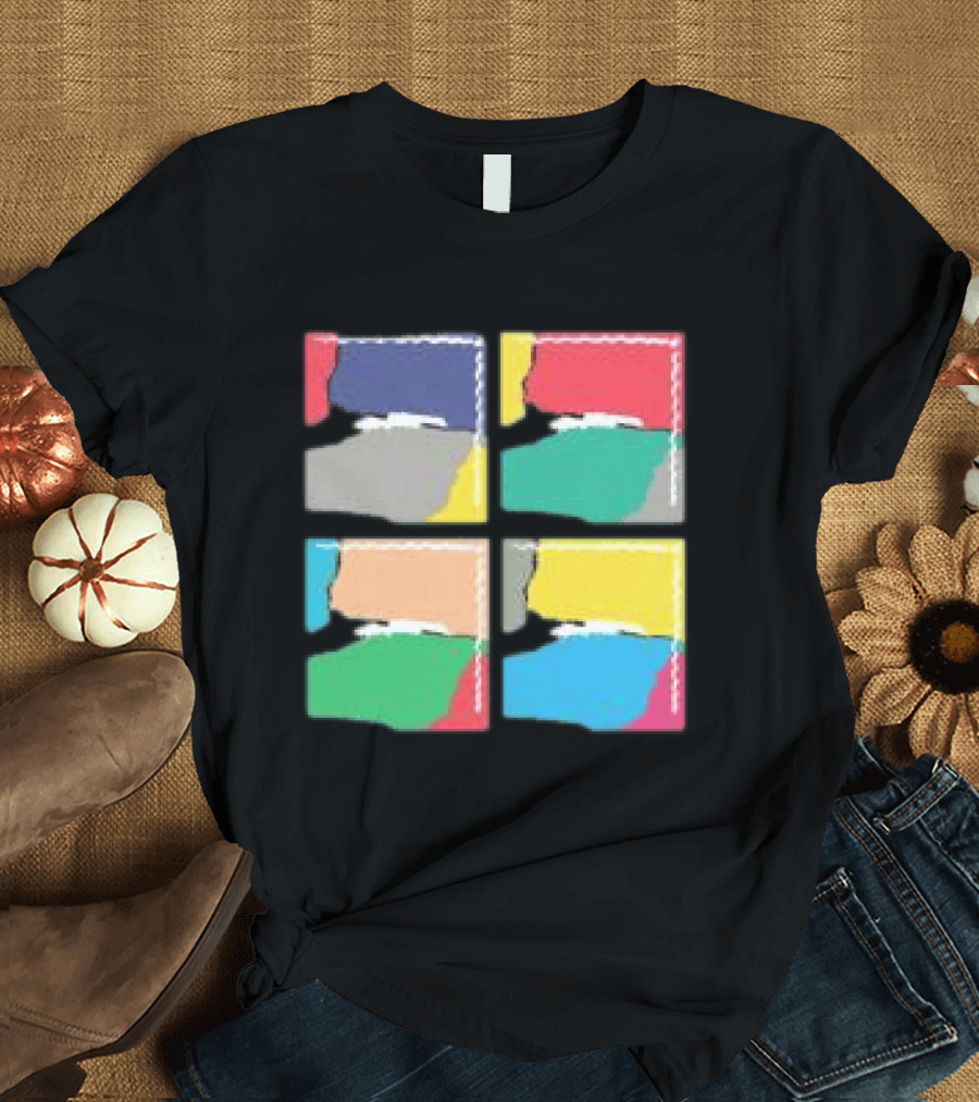 Genesis Abacab 45th Anniversary Multicolor Blocks T-Shirt