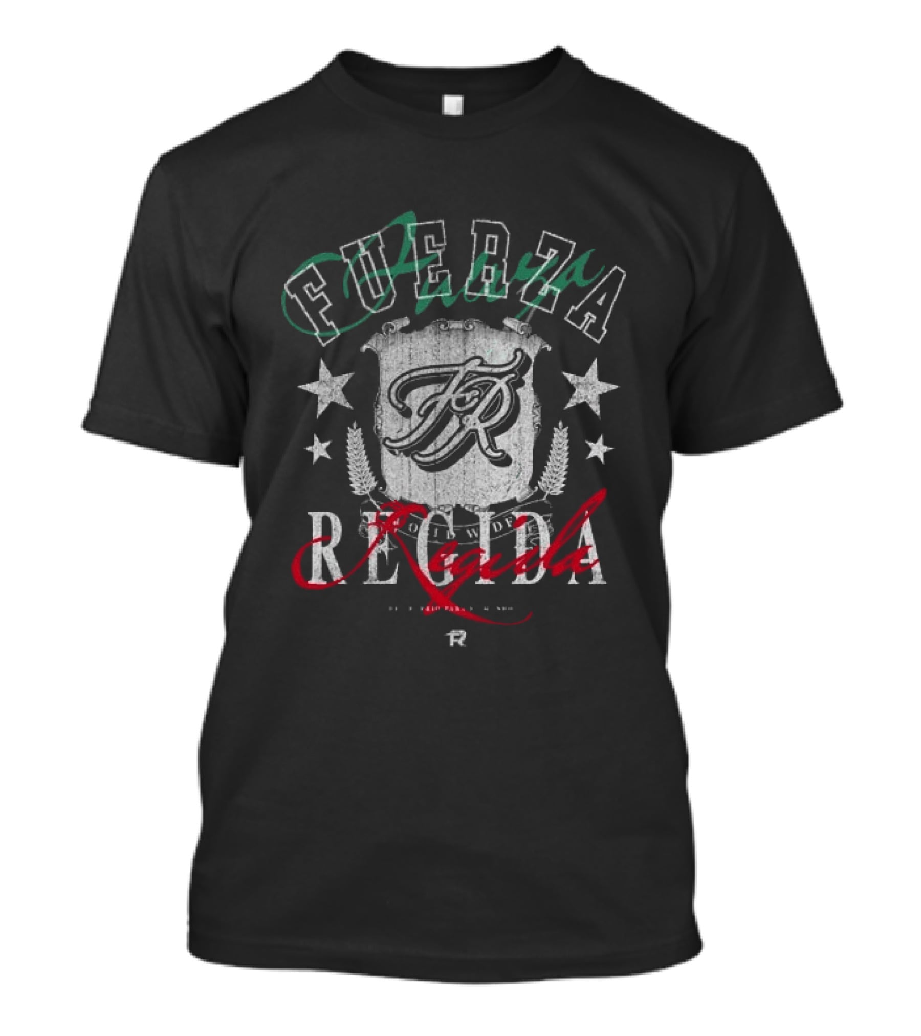 Fuerza Regida FR Crest Stars Seal T-Shirt