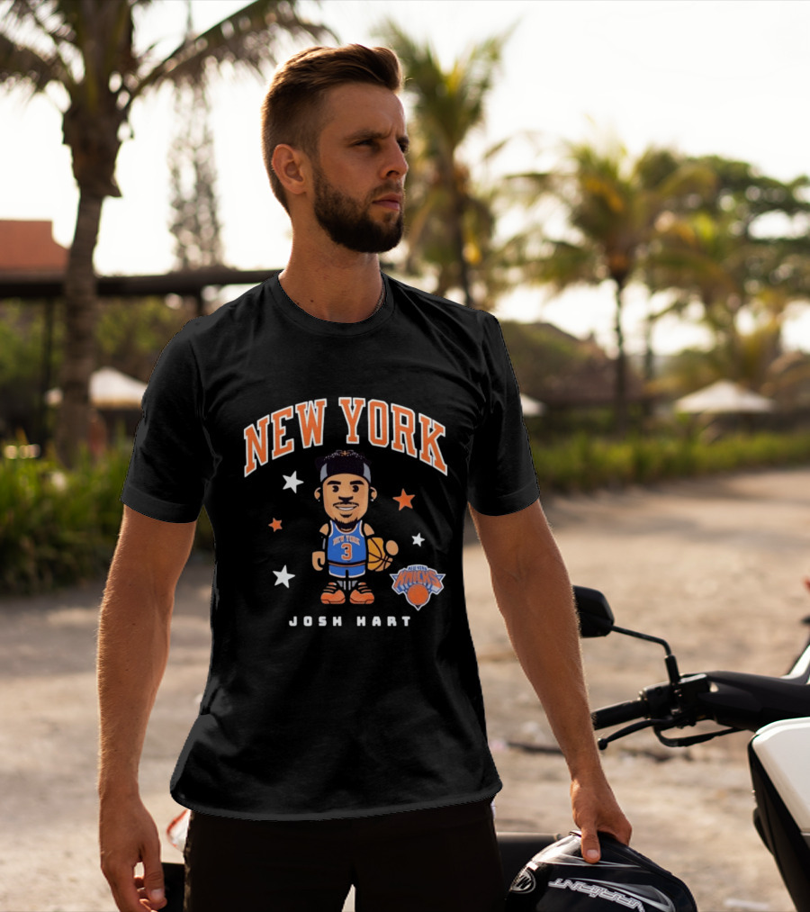New York Knicks Josh Hart No 3 Basketball T-Shirt