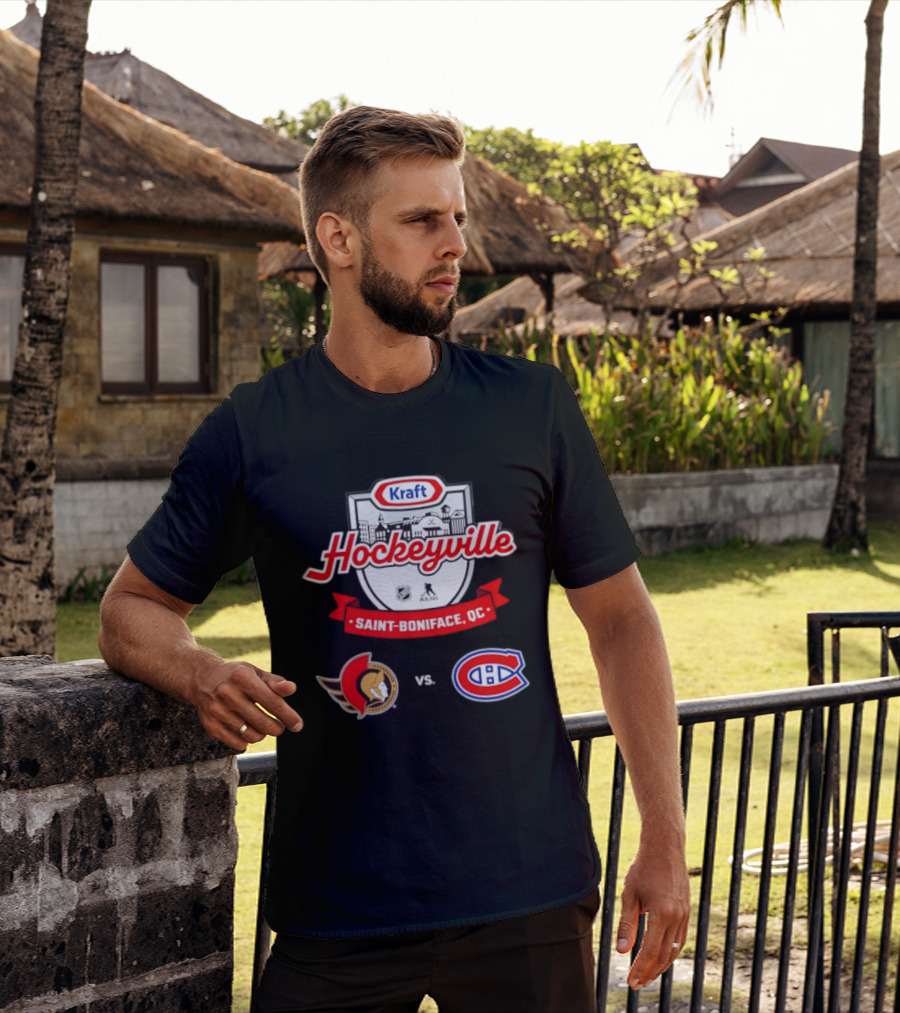Kraft Hockeyville Saint Boniface QC Ottawa Senators Vs Montreal Canadiens NHL AHL Matchup T-Shirt