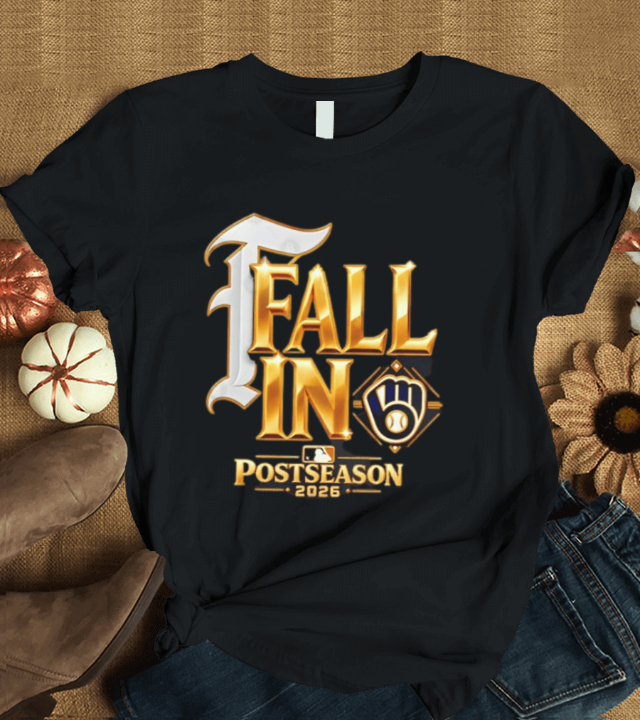 Milwaukee Brewers Fall In Postseason 2026 MLB T-Shirt
