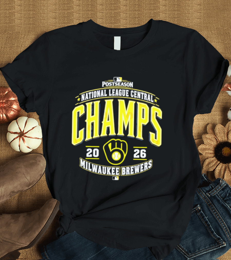 Milwaukee Brewers National League Central Champs 2026 T-Shirt