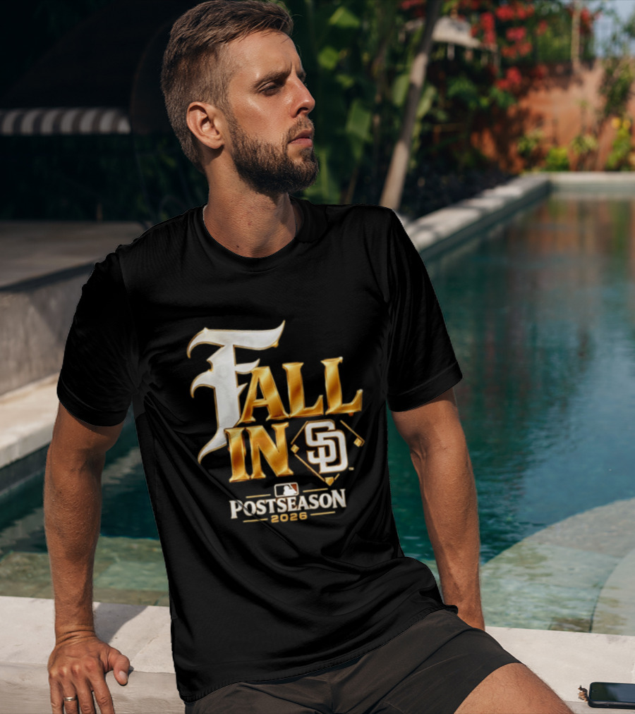 San Diego Padres Fall In SD Postseason 2026 MLB T-Shirt