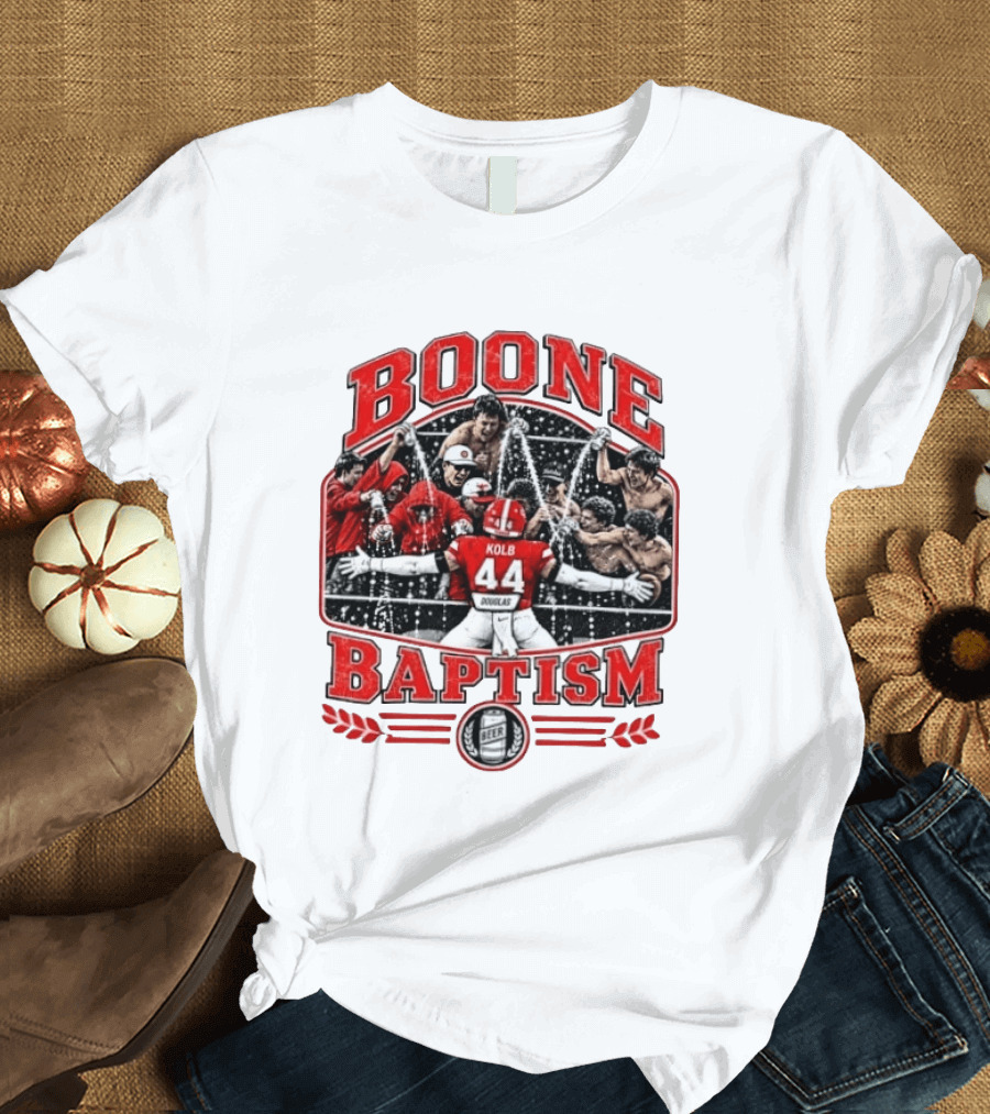 Oklahoma State Cowboys Boone Baptism Kolb 44 Football Celebration Team Spirit T-Shirt