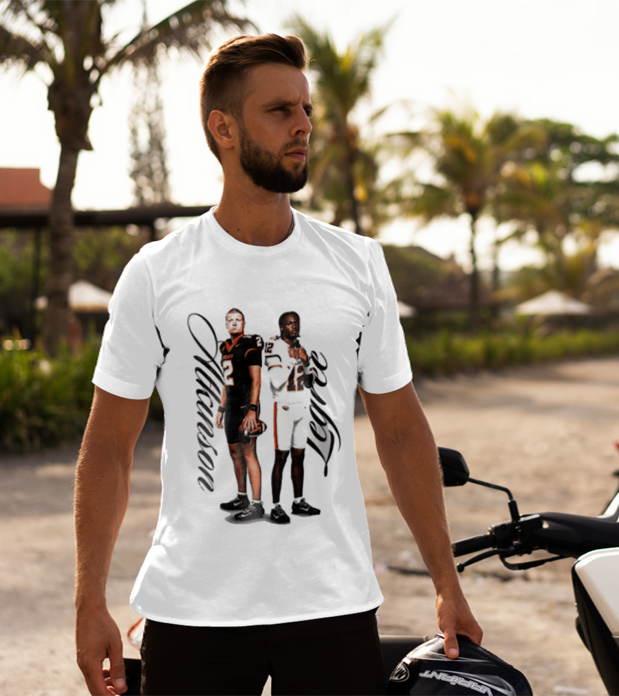 Oregon State Beavers Atkinson Legree Football Players Uniforms T-Shirt