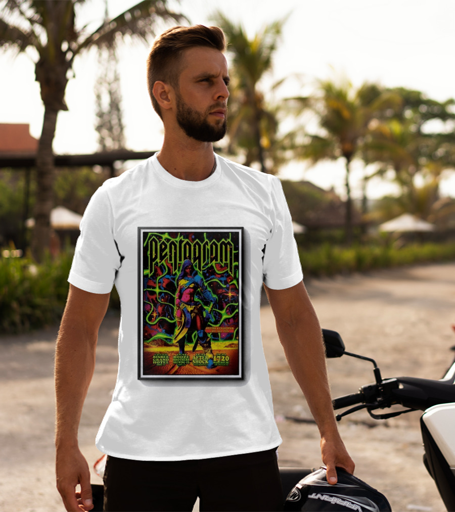 Pentagram Arizona California Late Fall 2026 Bisbee Grand Hotel Brothers Brewing Co After Shock Warehouse T-Shirt