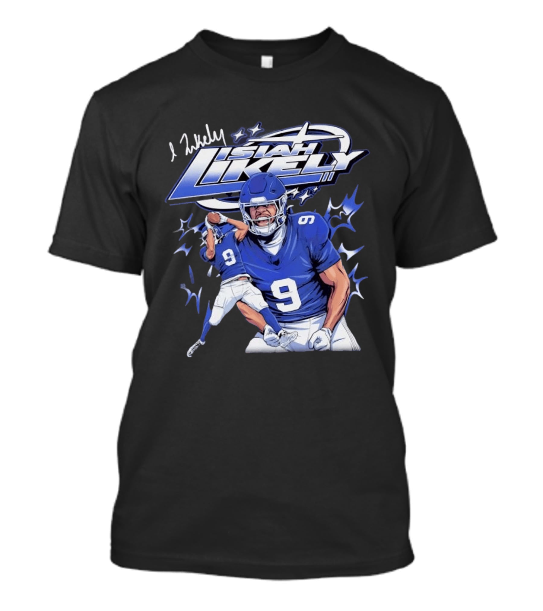 Isiah Likely No 9 Football New York Giants Future Star T-Shirt