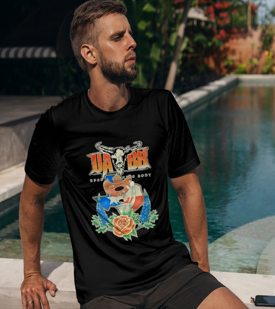 Upon A Burning Body UABB Sandy Texas Flag Animation T-Shirt